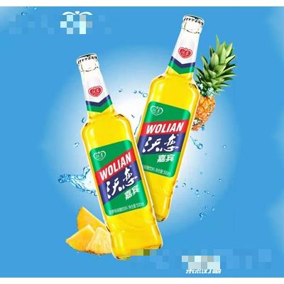 沃戀嘉賓碳酸飲料菠蘿味500ml