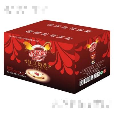 香顆粒紅豆奶茶