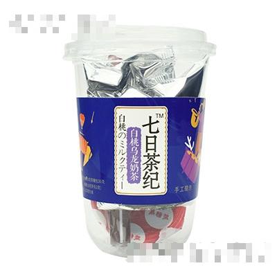 七日茶紀奶茶白桃烏龍味