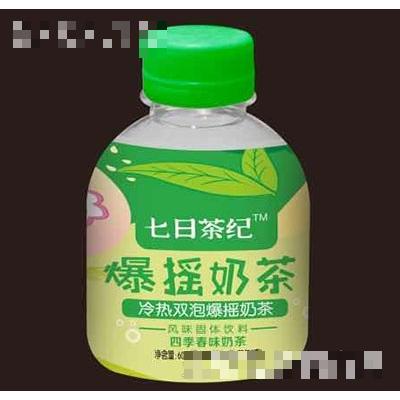 七日茶紀爆搖奶茶四季春味60g