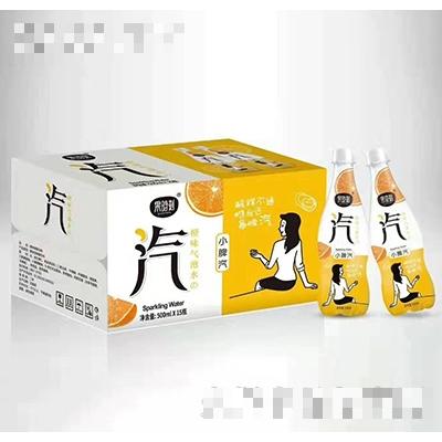 果時(shí)刻橙味氣泡水500mlx15