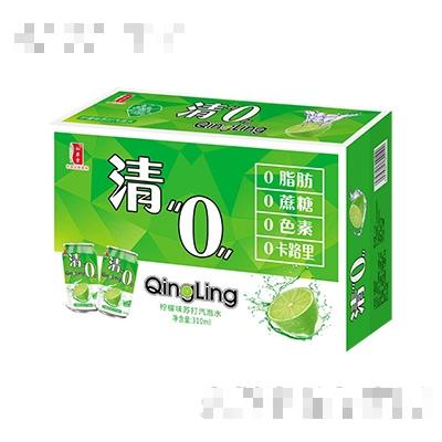 清0檸檬味蘇打氣泡水箱裝