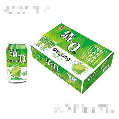 清0檸檬味蘇打氣泡水箱裝+罐裝