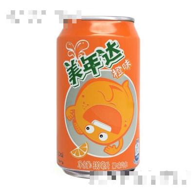 美年達(dá)橙味罐裝330ml