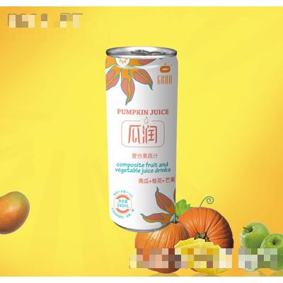 瓜潤南瓜+桂花+芒果易拉罐