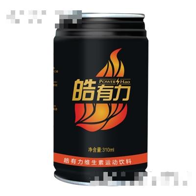 皓有力維生素運(yùn)動飲料310ml（黑）