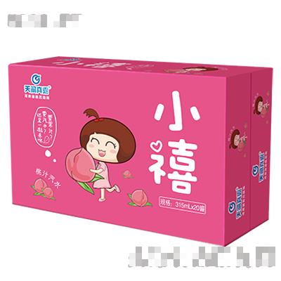 315mlx20罐天潤真露小禧桃汁汽水箱裝