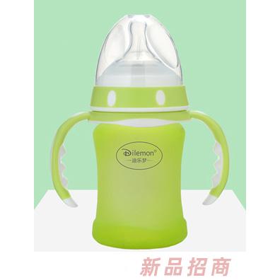 迪樂夢高鵬硅玻璃奶瓶5046綠色