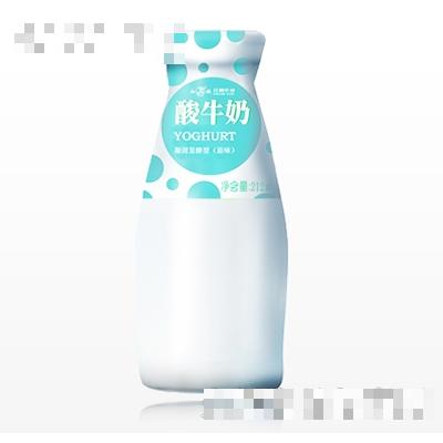 紅梅酸牛奶（一次性玻璃瓶）