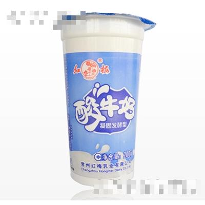 紅梅酸牛奶（塑杯）