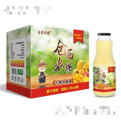 倉西農(nóng)場芒果乳酸菌1.25LX6瓶