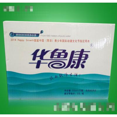 550mlX20瓶華魯康飲用純凈水