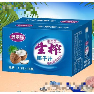 瑪麗莎生榨椰子汁1.25Lx6瓶