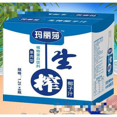 瑪麗莎生榨植物蛋白飲料果肉型1.25Lx6瓶