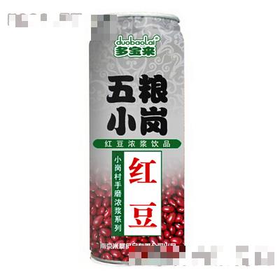 多寶來五糧小崗紅豆?jié)鉂{飲品