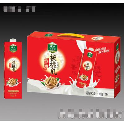 澤一天荷源黑芝麻核桃乳1Lx6瓶