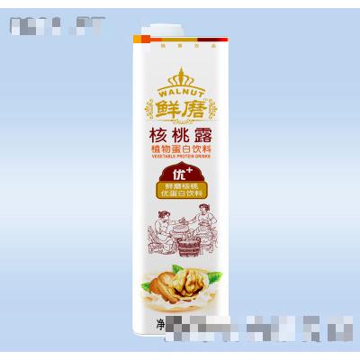 鮮磨核桃露植物蛋白飲料1l