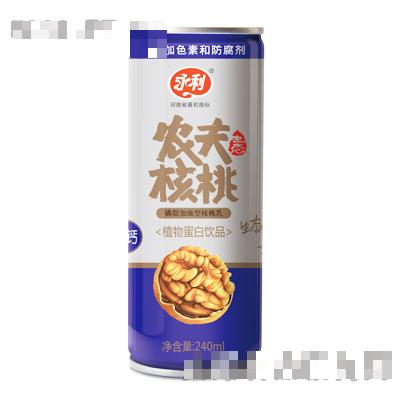 永利農(nóng)夫核桃磷脂加強型核桃乳易拉罐