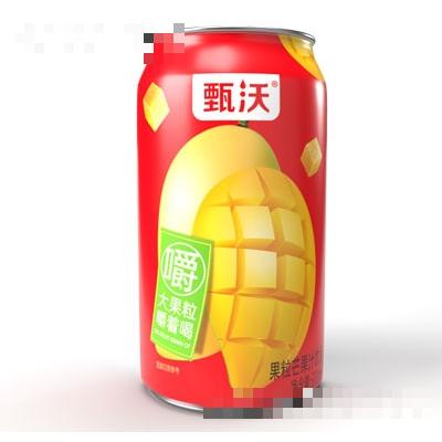 甄沃果粒芒果汁飲品