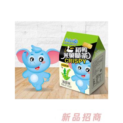 丹尼小象稻鴨米菓脆條海苔味