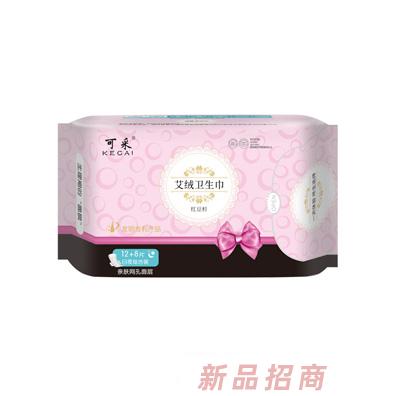可采艾絨衛(wèi)生巾日夜組合網(wǎng)面20片