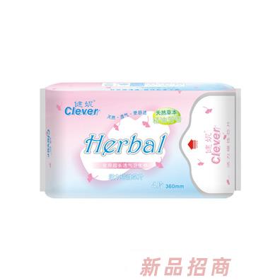 健妮活力磁性芯片夜用超長(zhǎng)透氣衛(wèi)生棉4片