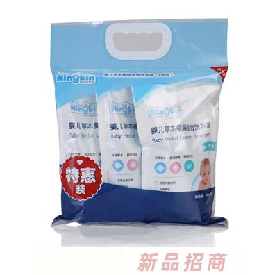 今品堂嬰兒草本柔順全效洗衣液500ml×3袋