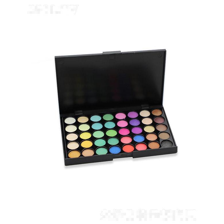 啟迪40色眼影盤  啞光大地色煙熏妝歐美彩妝盤