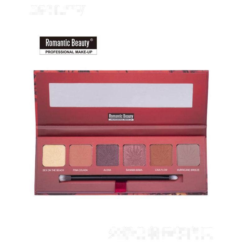 romantic beauty夏日風(fēng)情6色珠光眼影盤