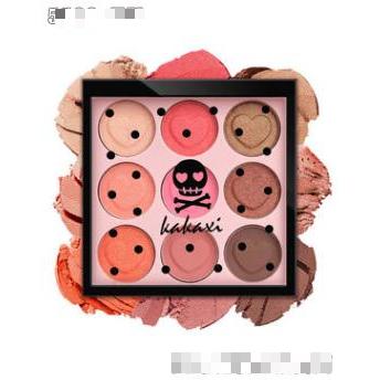 西心心相印九色心形眼影盤