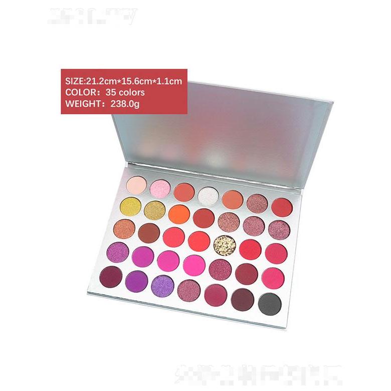 廣東昇昇   昇昇咖啦咖啦35色眼影盤   粉質(zhì)細(xì)膩