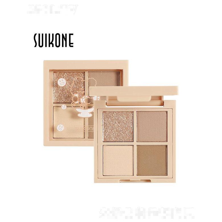 廣東娥佩蘭   SUIKONE煥彩柔光四色眼影   粉質(zhì)細(xì)膩