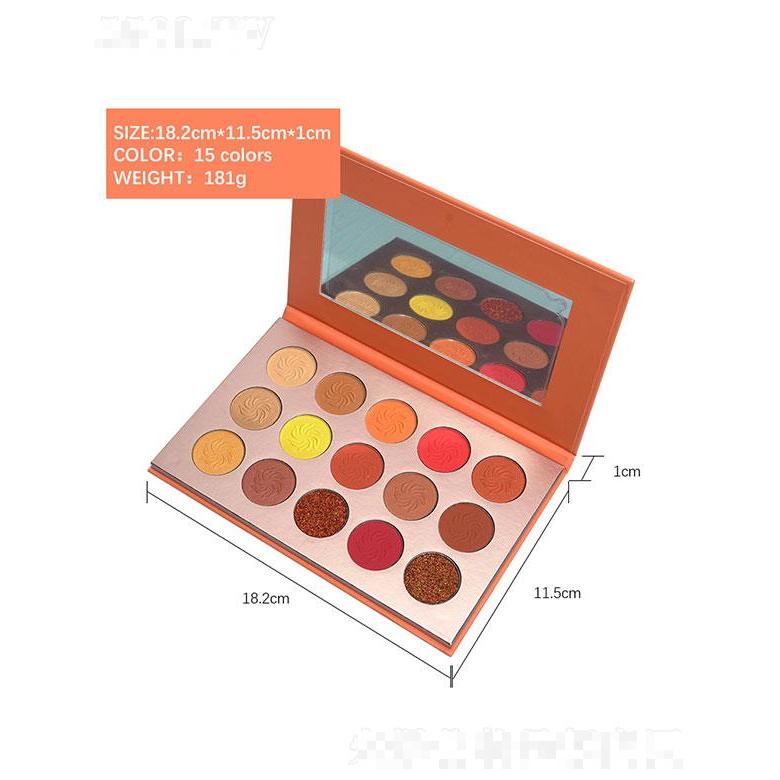 廣東昇昇   昇昇15色眼影盤(pán)   粉質(zhì)細(xì)膩