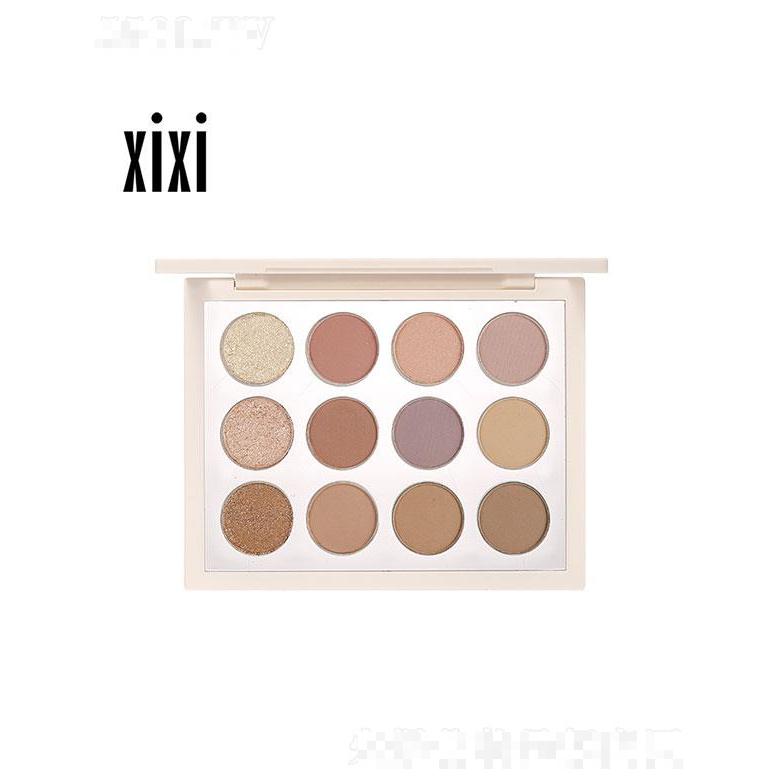 廣東娥佩蘭   xixi甜圓圈圈蜜語十二色眼影盤  修飾提亮