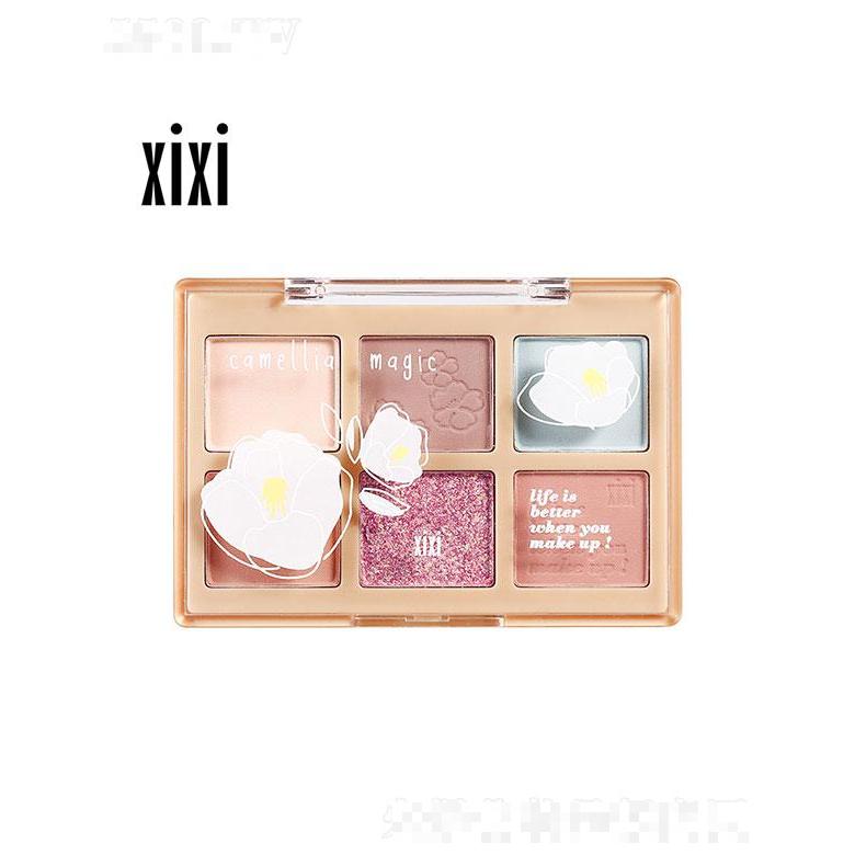 廣東娥佩蘭   xixi山谷郁花六色眼影盤   低飽和度