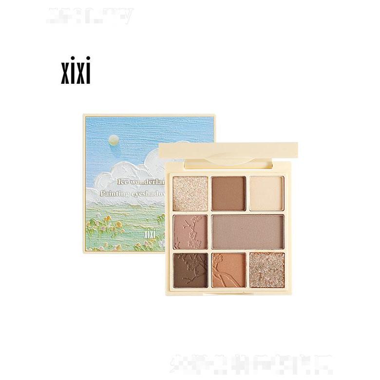 廣東娥佩蘭   xixi愛麗仙境油畫眼影盤   細(xì)膩粉質(zhì)