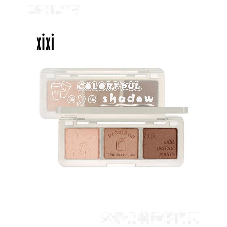 廣東娥佩蘭   Xixi牛奶三色眼影盤    細(xì)閃不飛粉