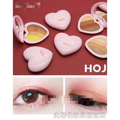 HOJO心形細(xì)膩四色眼影盤