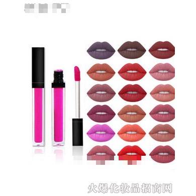 ISMINEE18色啞光不沾杯不掉色唇彩