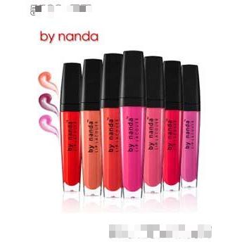 by-nanda口紅八色幻彩玫瑰小鎮(zhèn)染色唇彩
