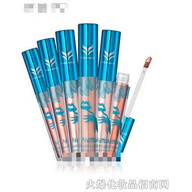 花面貍美妝金屬色不沾杯唇彩唇釉