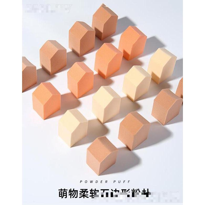 拉美拉 SBR乳膠上妝粉撲25枚入袋裝 泡水大干濕兩用化妝撲