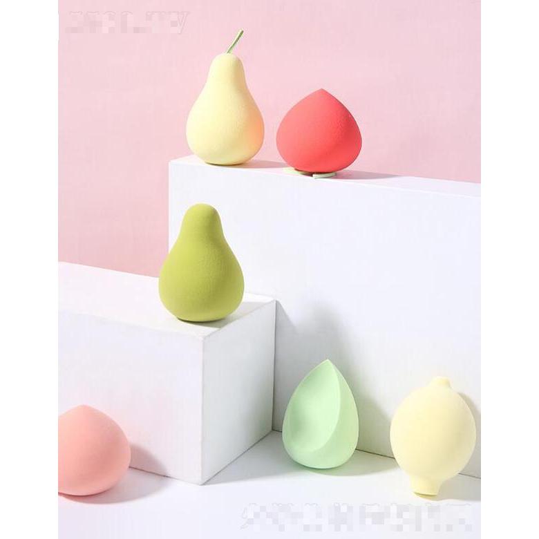 拉美拉 水果美妝蛋2個(gè)裝 草莓桃子彩妝蛋泡水大化妝粉撲