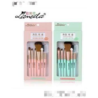拉美拉基礎(chǔ)款通用多功能化妝套刷6支裝