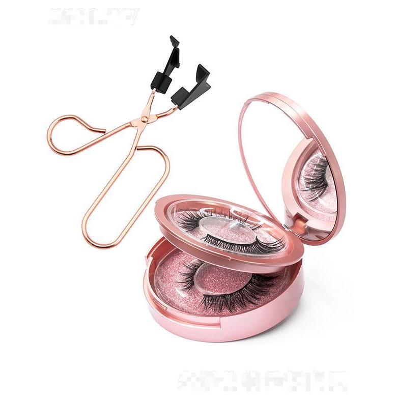 納斯達(dá)克磁鐵磁力眼睫毛   分段式下   磁性假睫毛  舞臺妝3D單簇嫁接   自然混裝量子