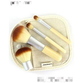 竹子柄化妝套刷