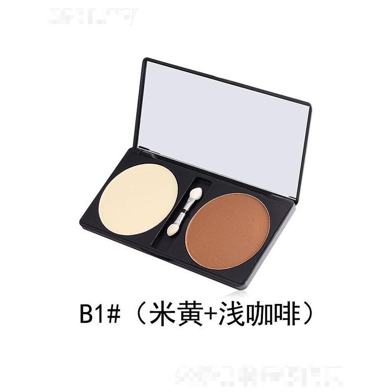 唯魅秀高光修容盤B1#（米黃+淺咖啡）