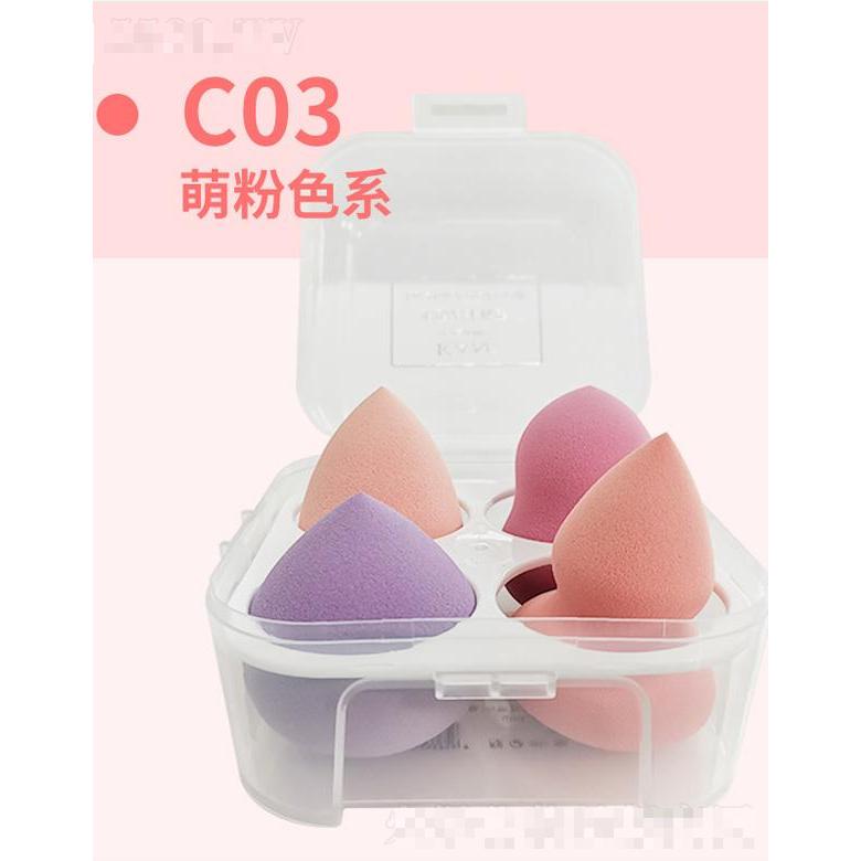 KAN化妝蛋粉撲-萌粉色系