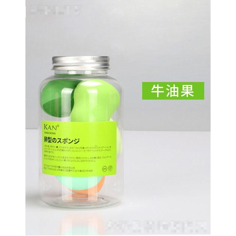 美妝蛋葫蘆粉撲-牛油果