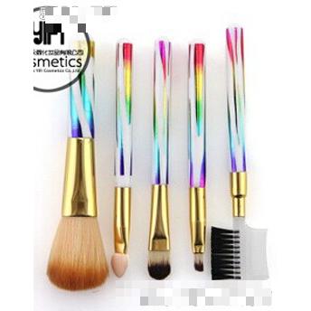 彩虹小5支化妝套刷